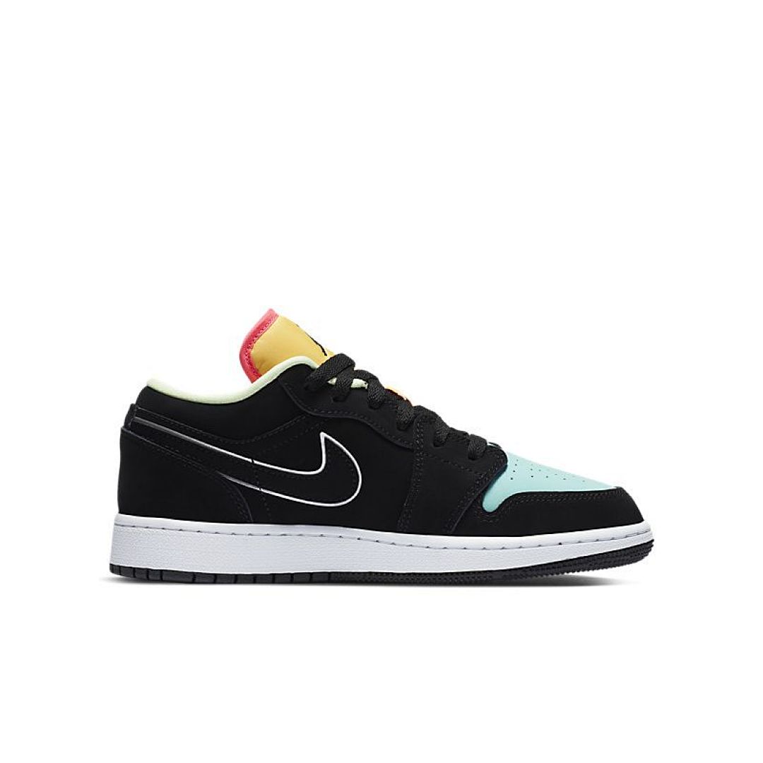 jordan air jordan 1 retro low - Negro Celeste Amarillo