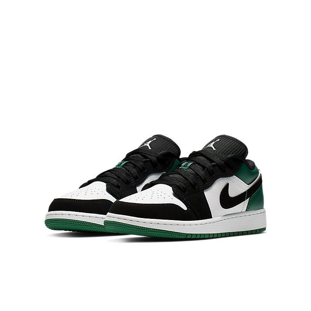 jordan air jordan 1 retro low - Negro Verde Blanco
