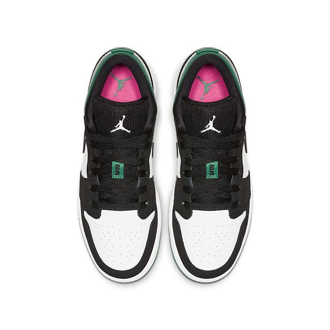 jordan air jordan 1 retro low - Negro Verde Blanco