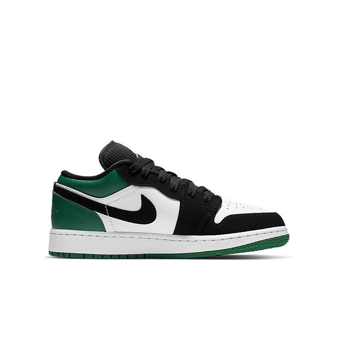 jordan air jordan 1 retro low - Negro Verde Blanco