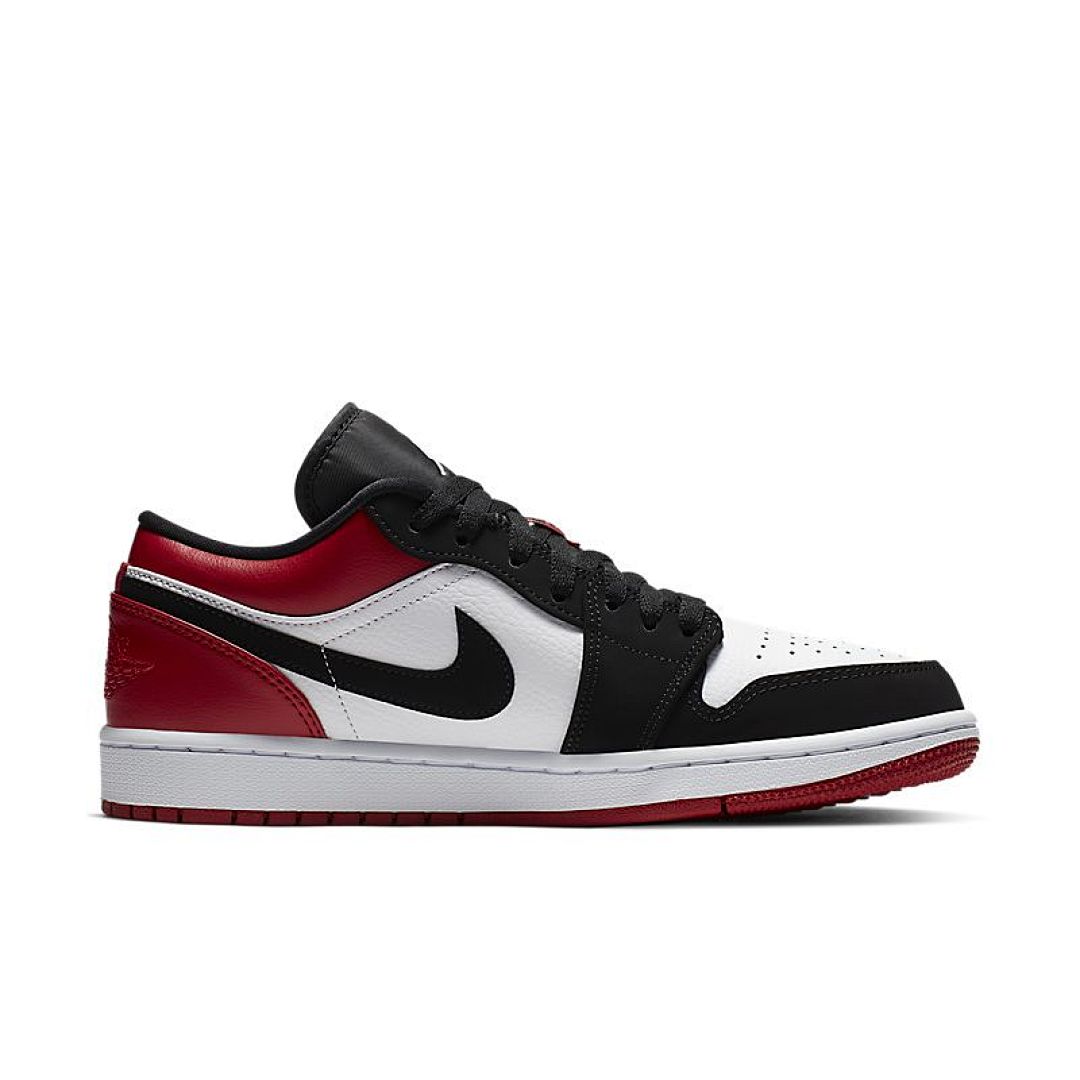 jordan air jordan 1 retro low - Negro Rojo Blanco