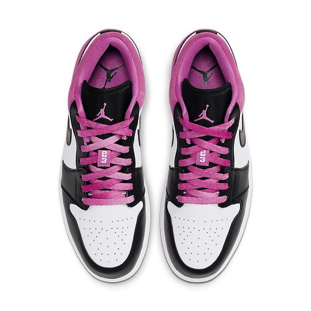 jordan air jordan 1 retro low - Negro Rosado Blanco