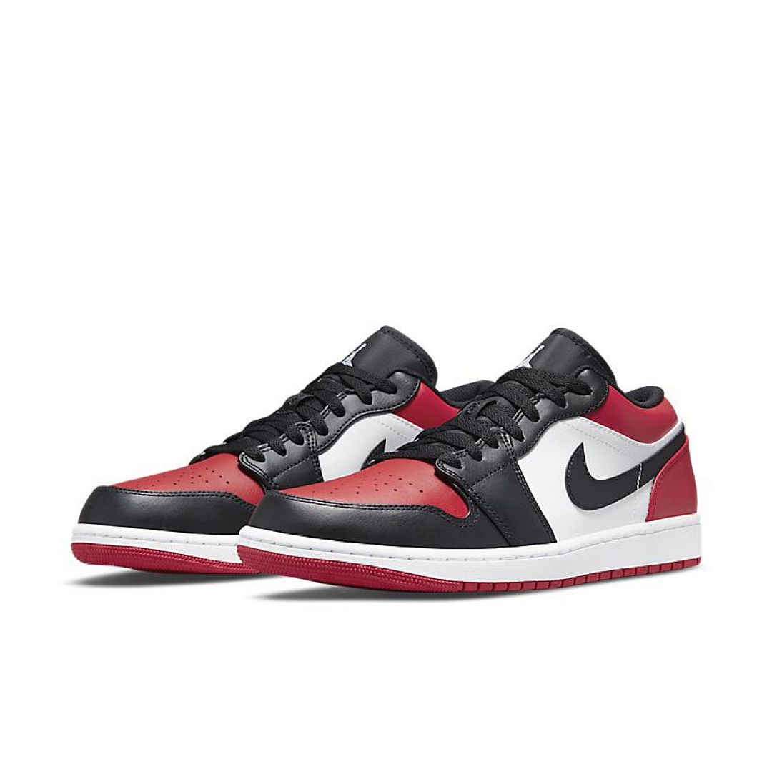 jordan air jordan 1 retro low - Negro Rojo Blanco
