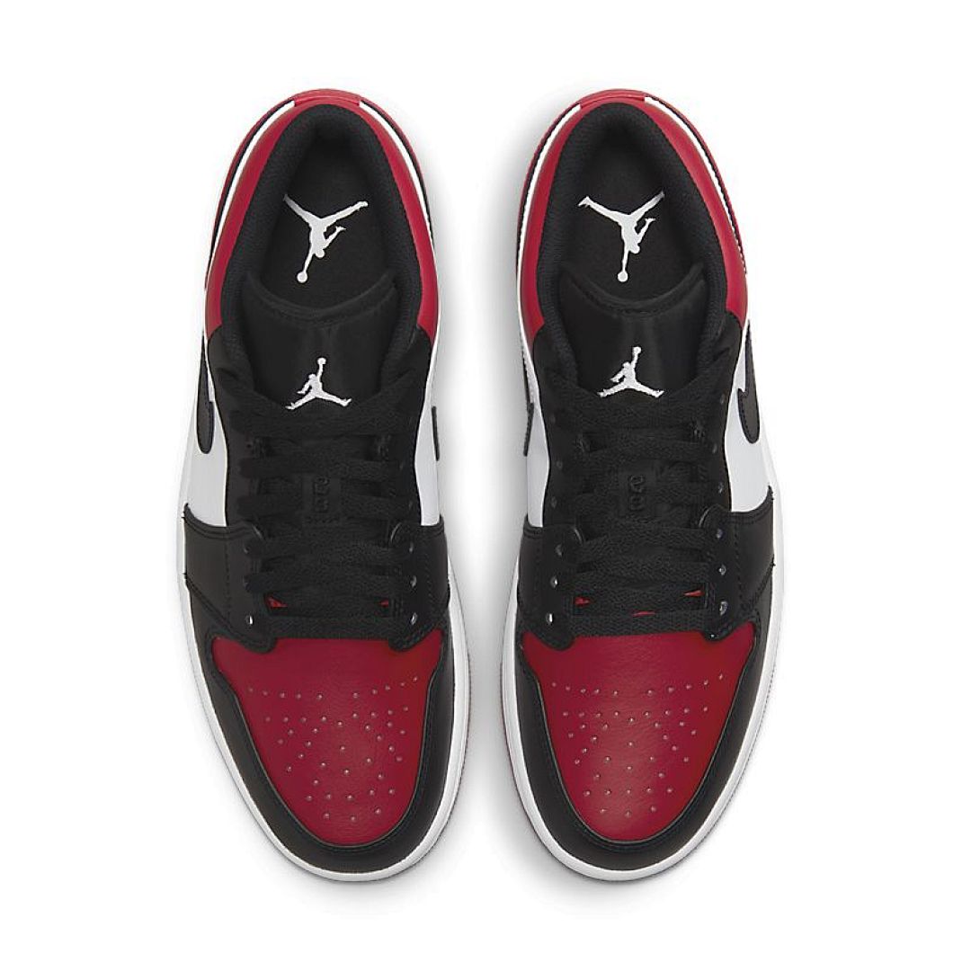 jordan air jordan 1 retro low - Negro Rojo Blanco