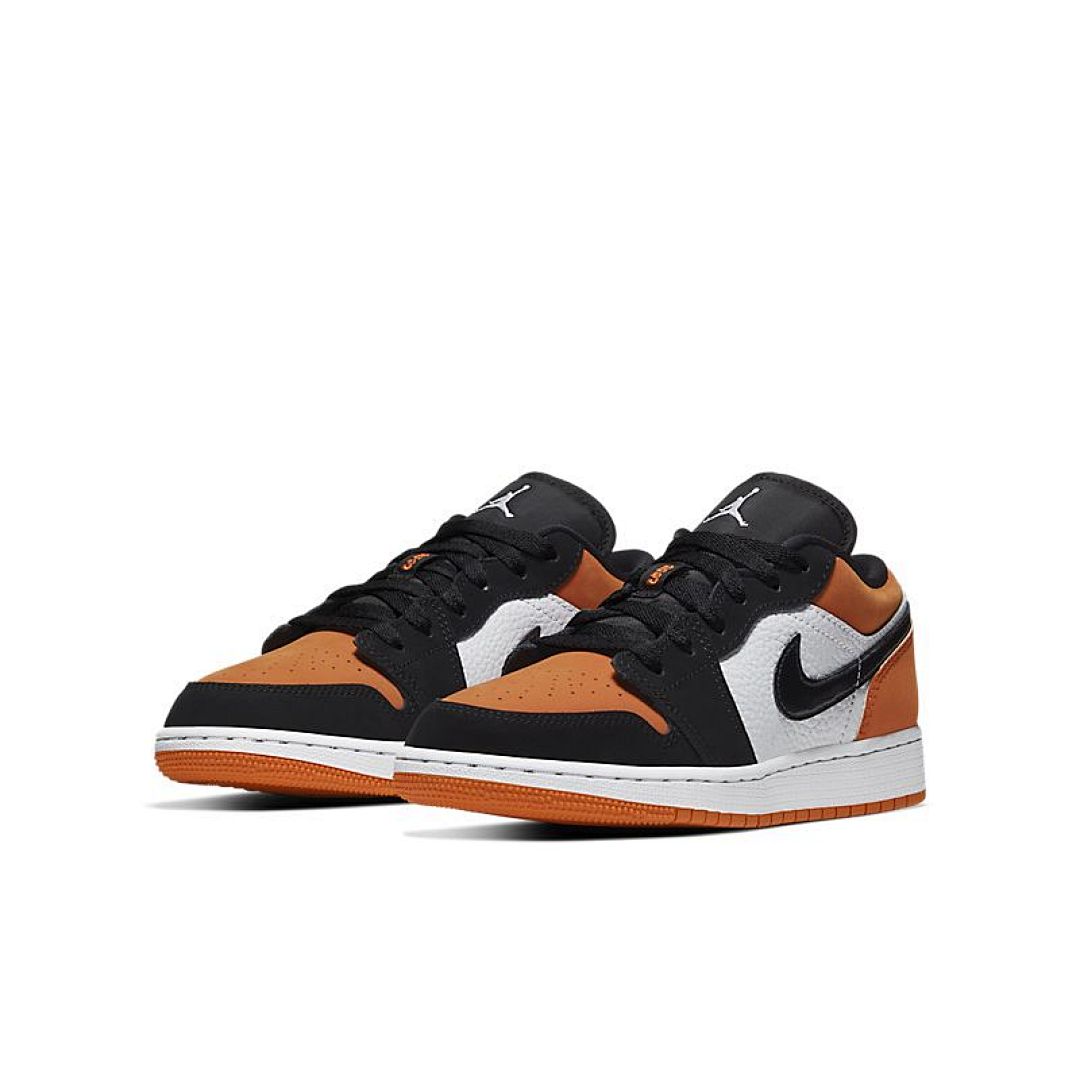 jordan air jordan 1 retro low - Negro Blanco Naranjo