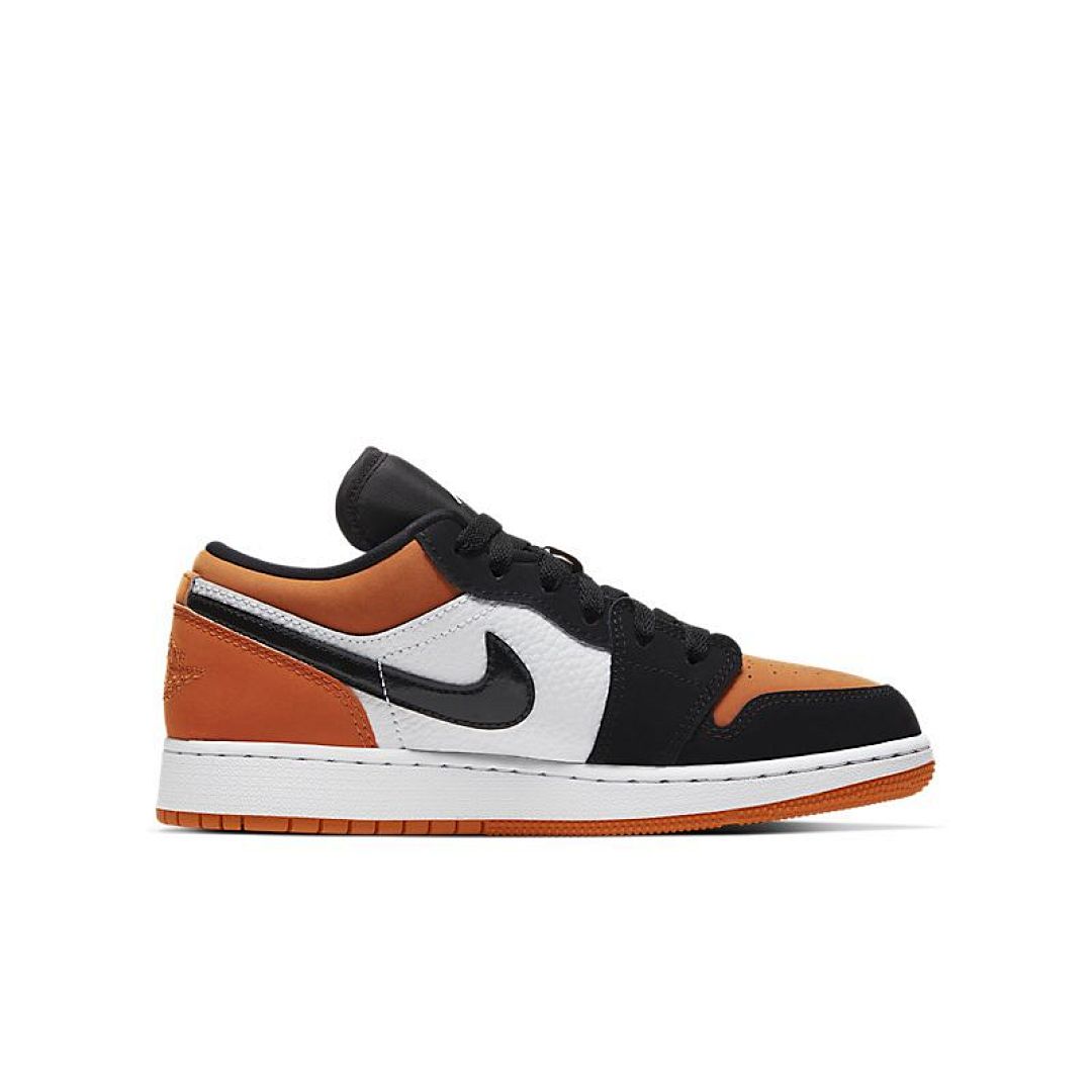 jordan air jordan 1 retro low - Negro Blanco Naranjo