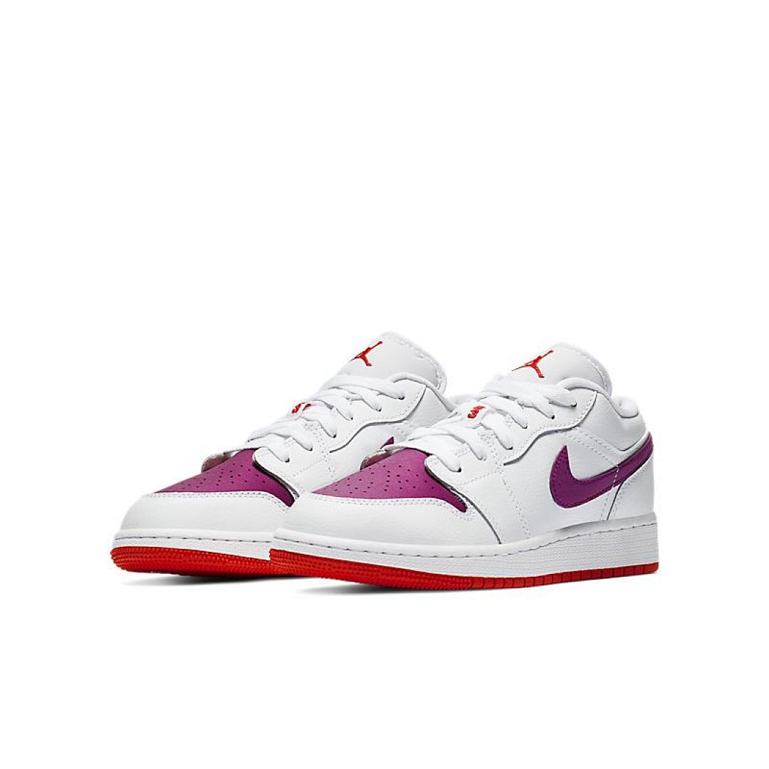 jordan air jordan 1 retro low - Blanco Morado Rojo
