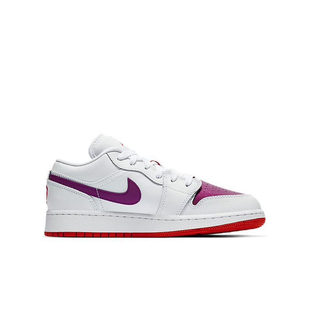 jordan air jordan 1 retro low - Blanco Morado Rojo