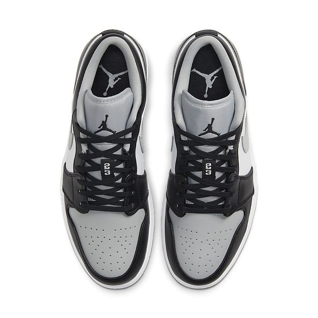 jordan air jordan 1 retro low - Negro Gris Blanco