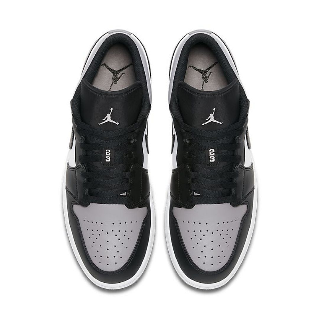 jordan air jordan 1 retro low - Negro Blanco Gris