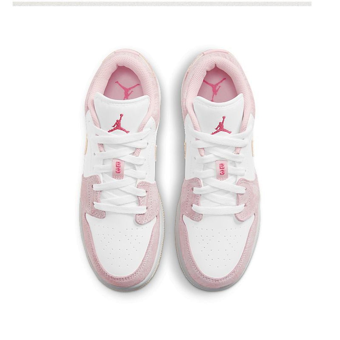 jordan air jordan 1 retro low - Blanco Rosado Dorado