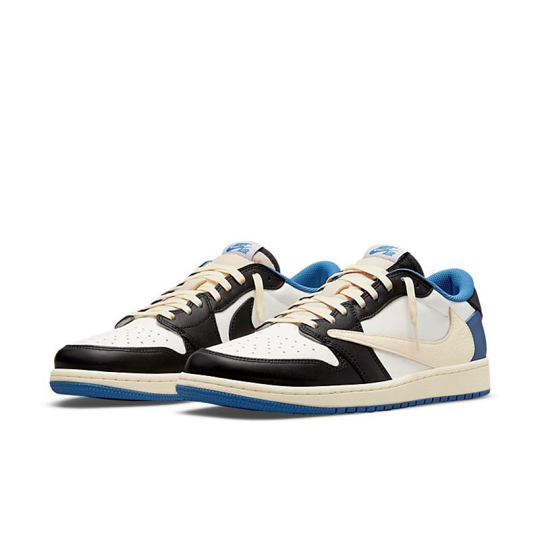 jordan air jordan 1 retro low - Negro Blanco Azul