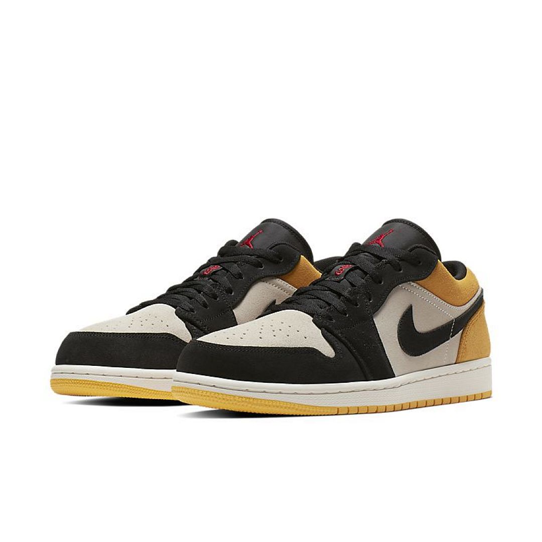 jordan air jordan 1 retro low - Negro Amarillo Blanco