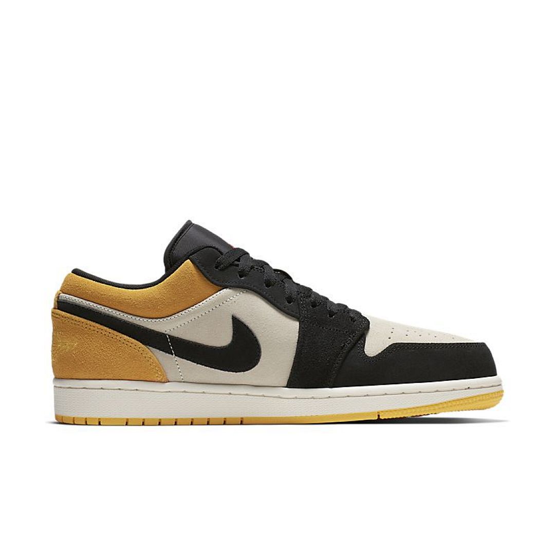 jordan air jordan 1 retro low - Negro Amarillo Blanco