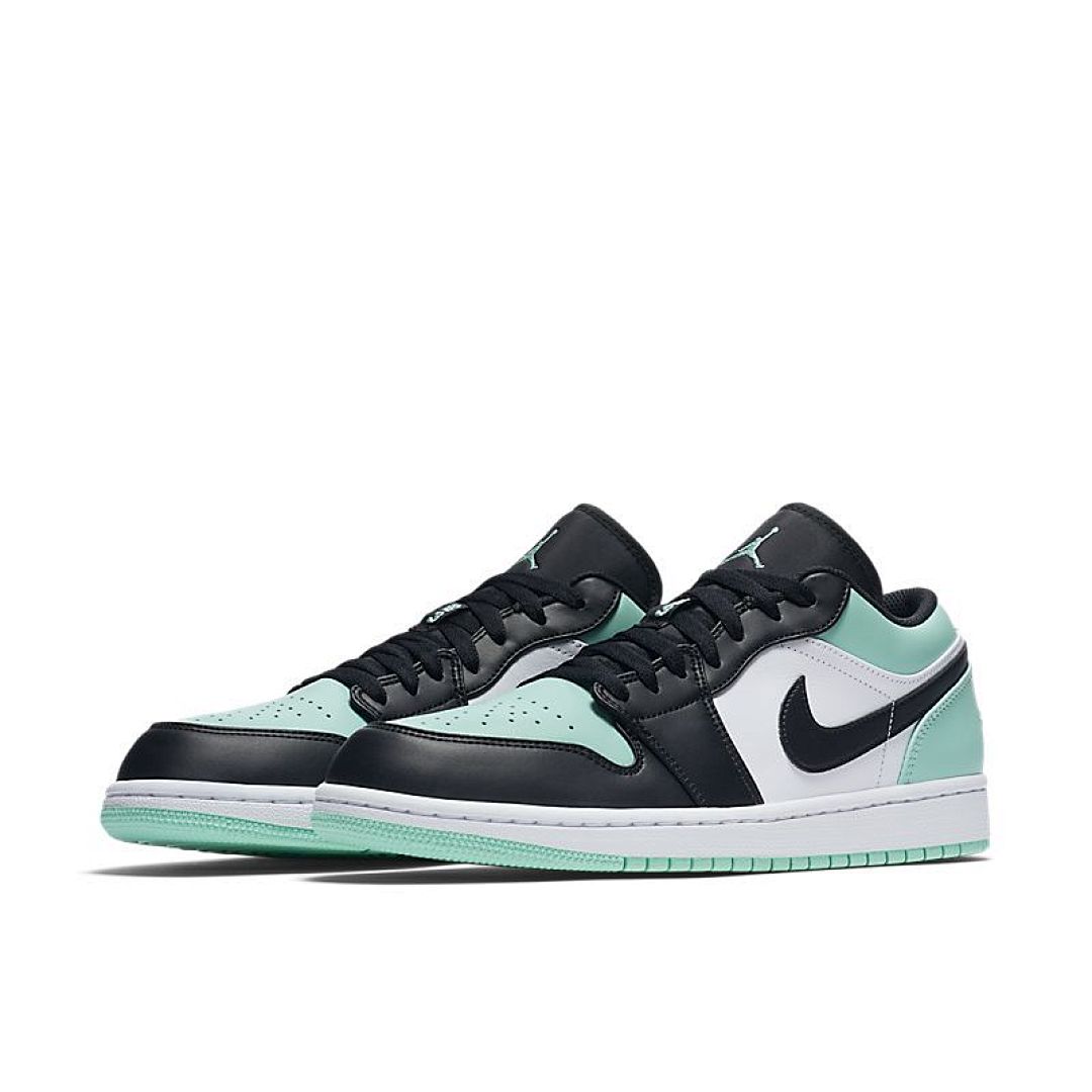jordan air jordan 1 retro low - Menta Negro Blanco