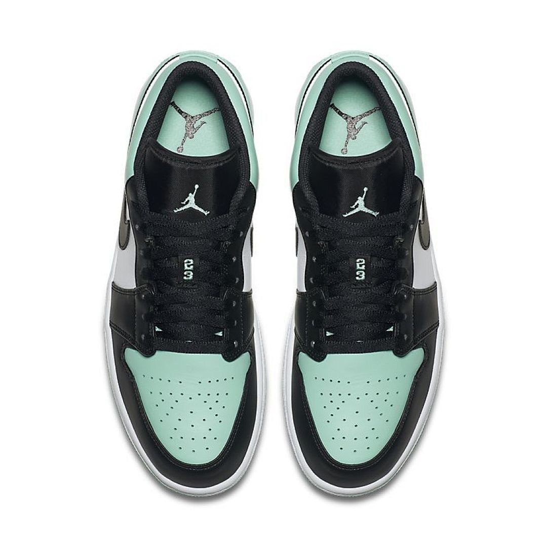 jordan air jordan 1 retro low - Menta Negro Blanco