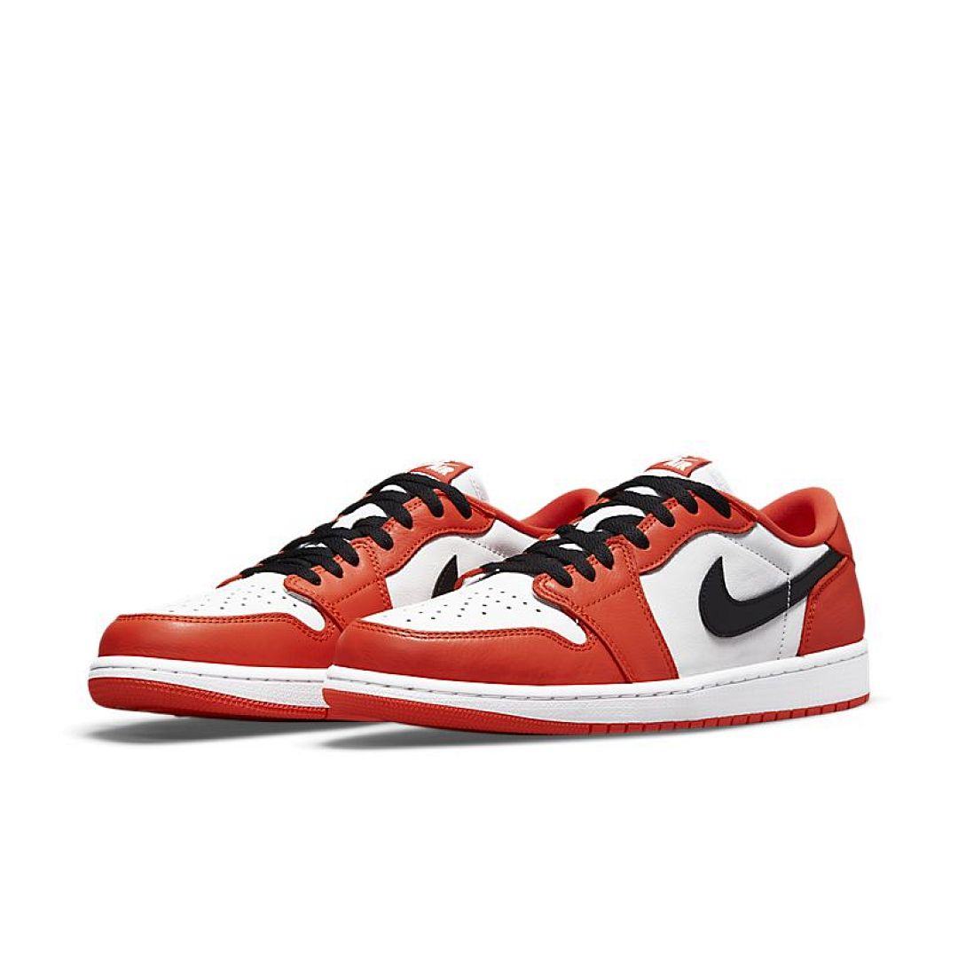 jordan air jordan 1 retro low - Blanco Naranjo