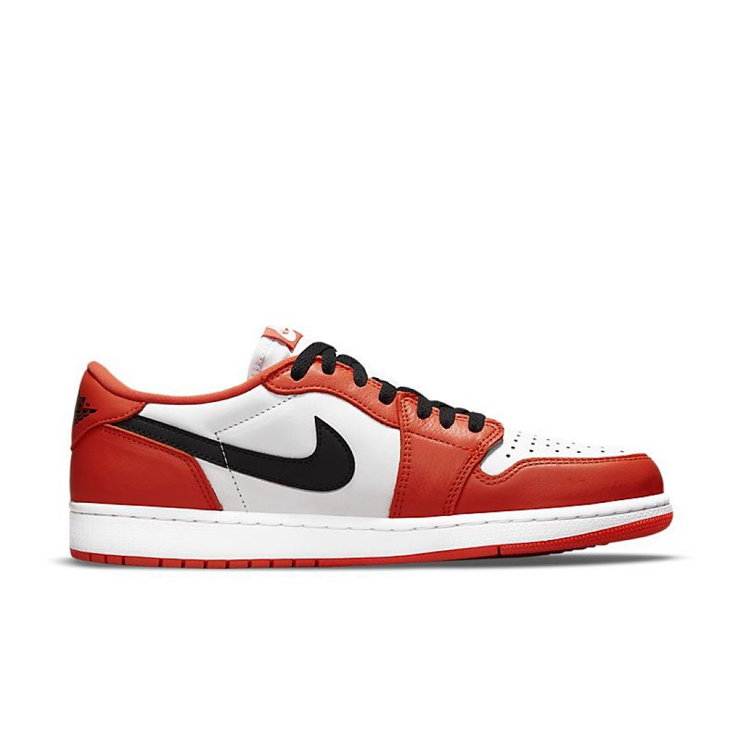 jordan air jordan 1 retro low - Blanco Naranjo