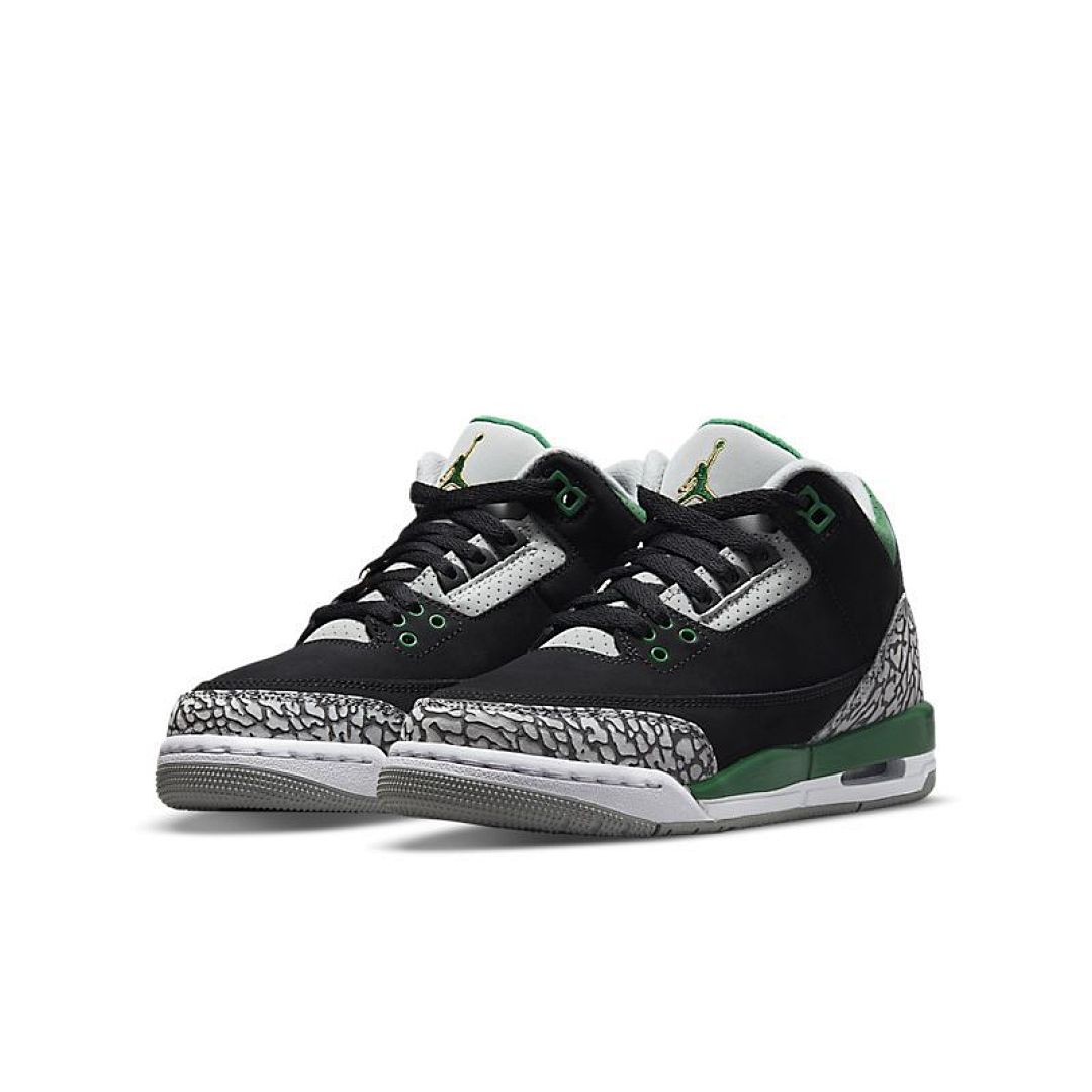jordan air jordan 3 retro - Negro Verde Gris