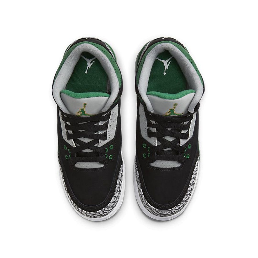 jordan air jordan 3 retro - Negro Verde Gris
