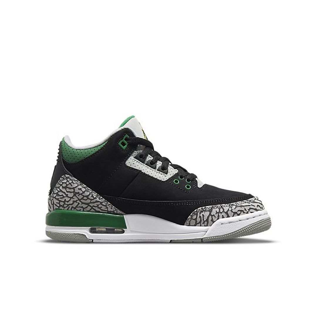 jordan air jordan 3 retro - Negro Verde Gris