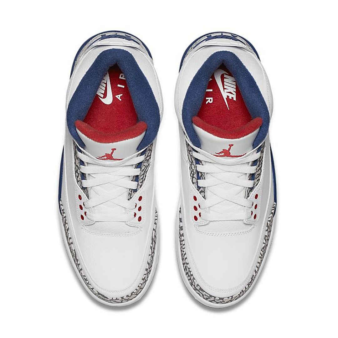 jordan air jordan 3 retro - Blanco Azul Gris