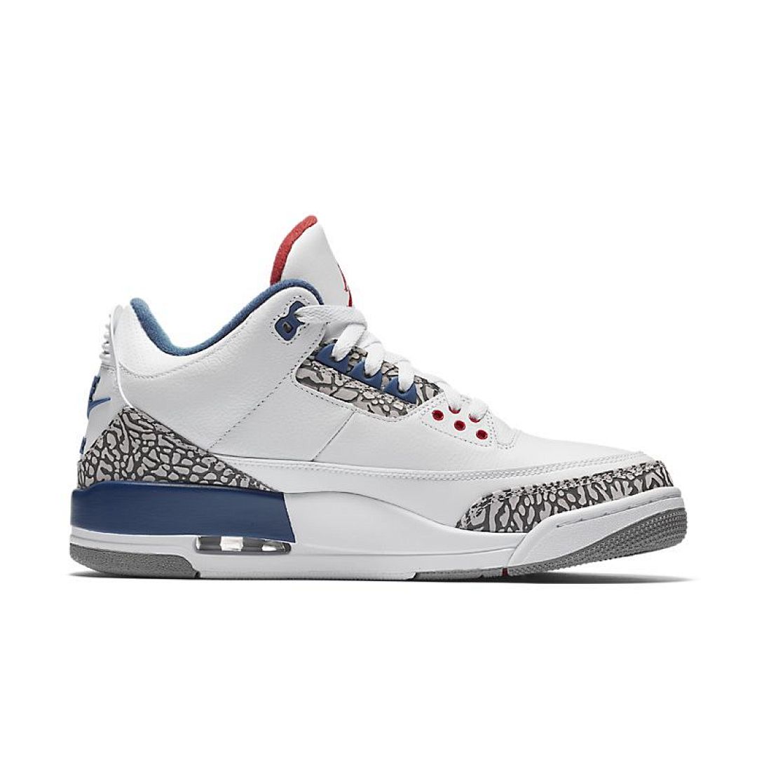 jordan air jordan 3 retro - Blanco Azul Gris