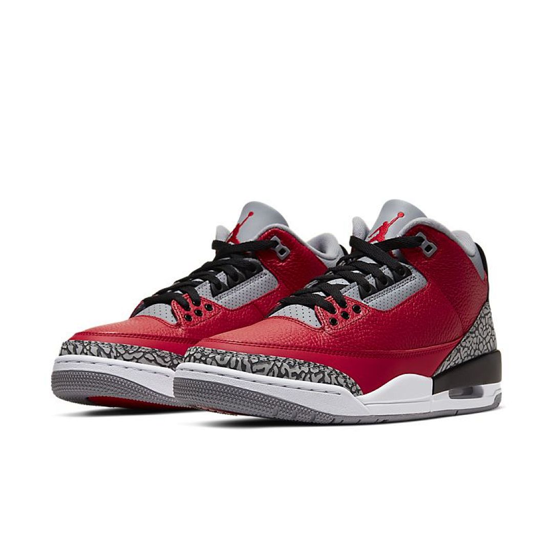 jordan air jordan 3 retro - Rojo Negro Gris