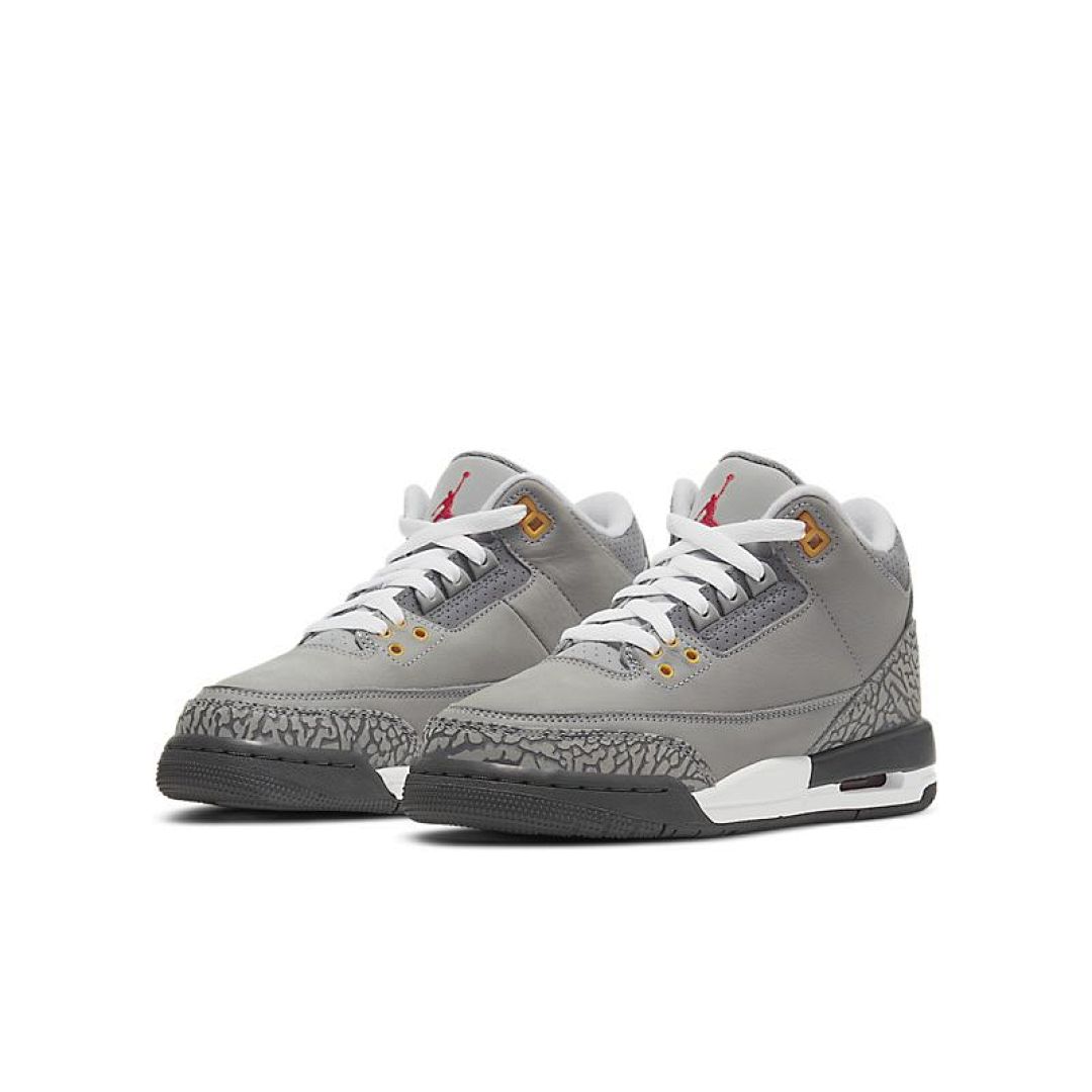 jordan air jordan 3 retro - Gris Blanco Negro