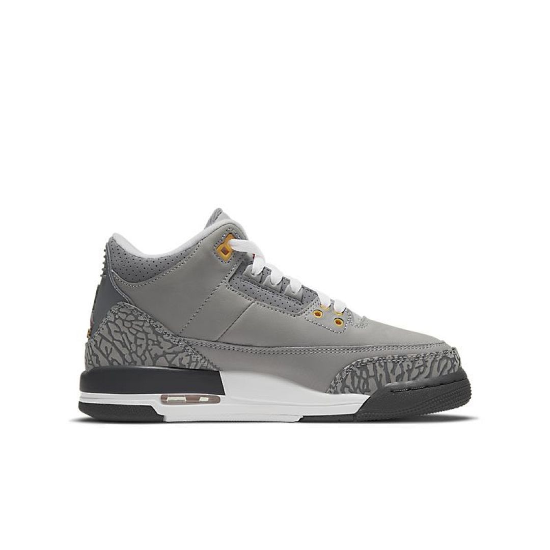 jordan air jordan 3 retro - Gris Blanco Negro