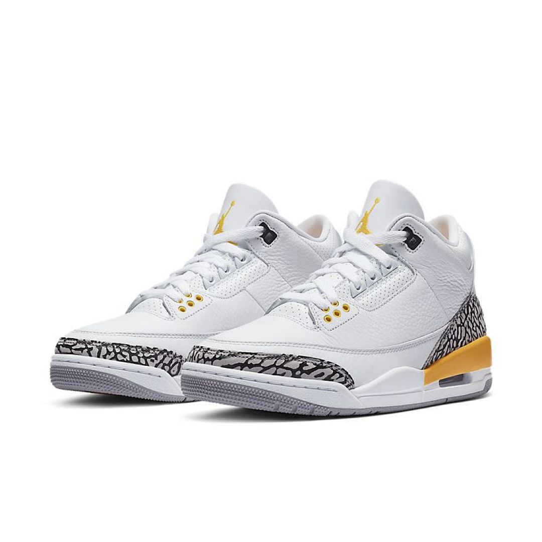 jordan air jordan 3 retro - Blanco Naranjo Gris