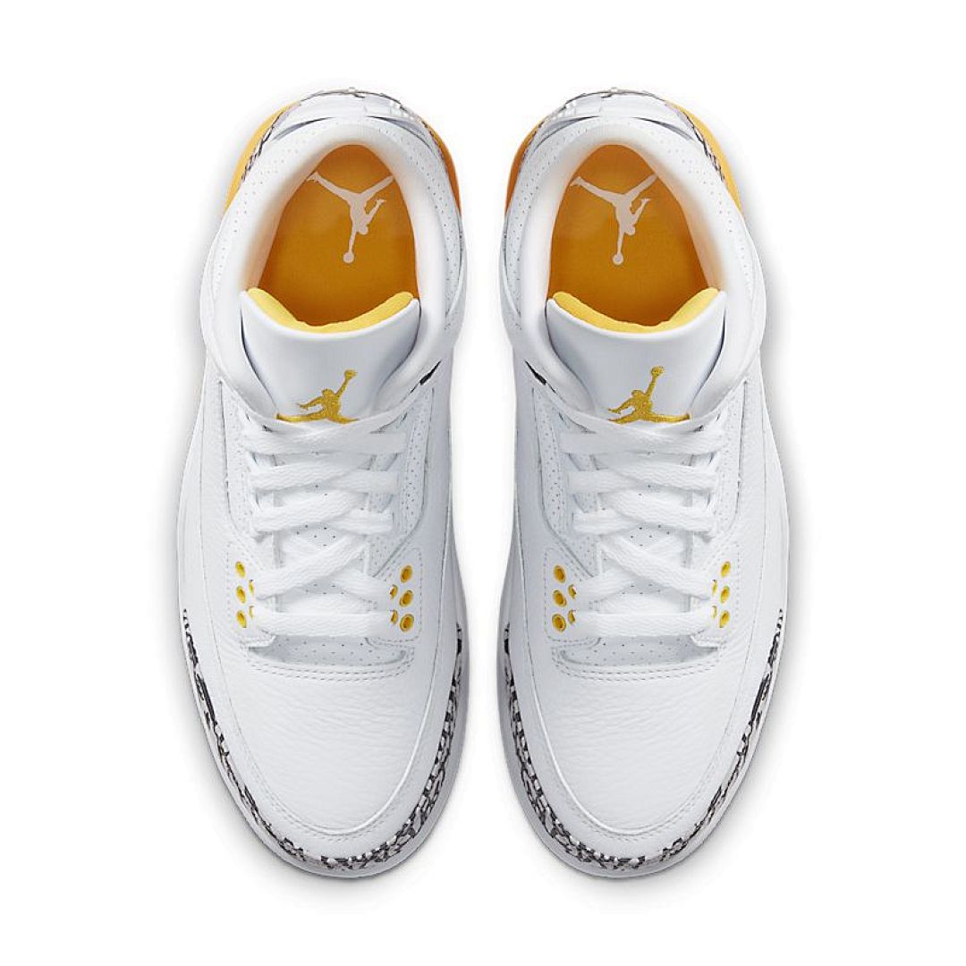 jordan air jordan 3 retro - Blanco Naranjo Gris