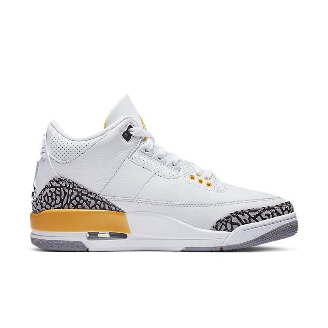 jordan air jordan 3 retro - Blanco Naranjo Gris