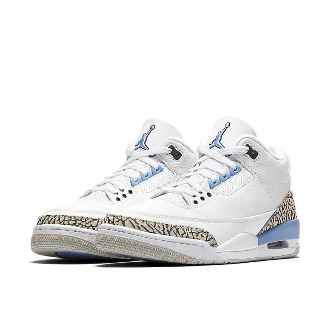 jordan air jordan 3 retro - Blanco Celeste Azul