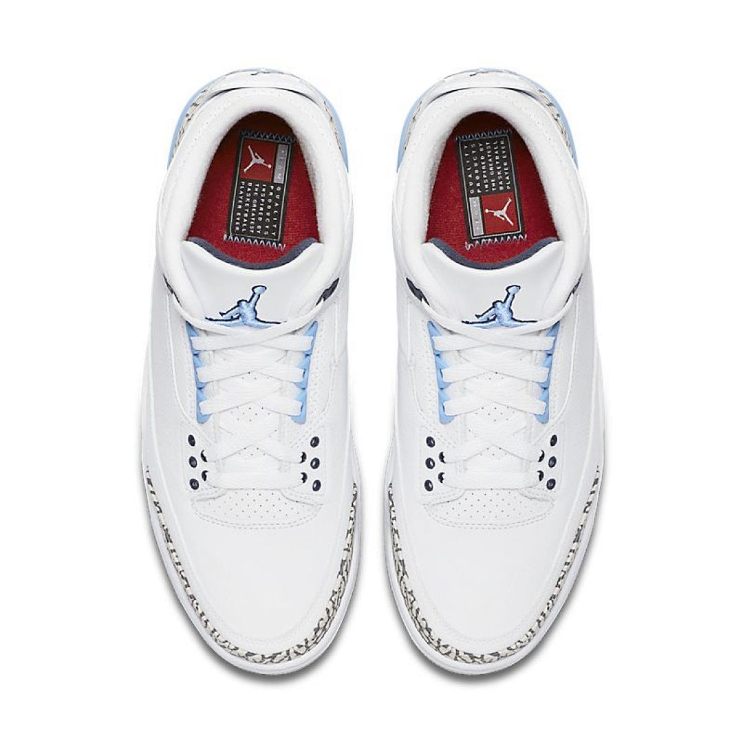 jordan air jordan 3 retro - Blanco Celeste Azul