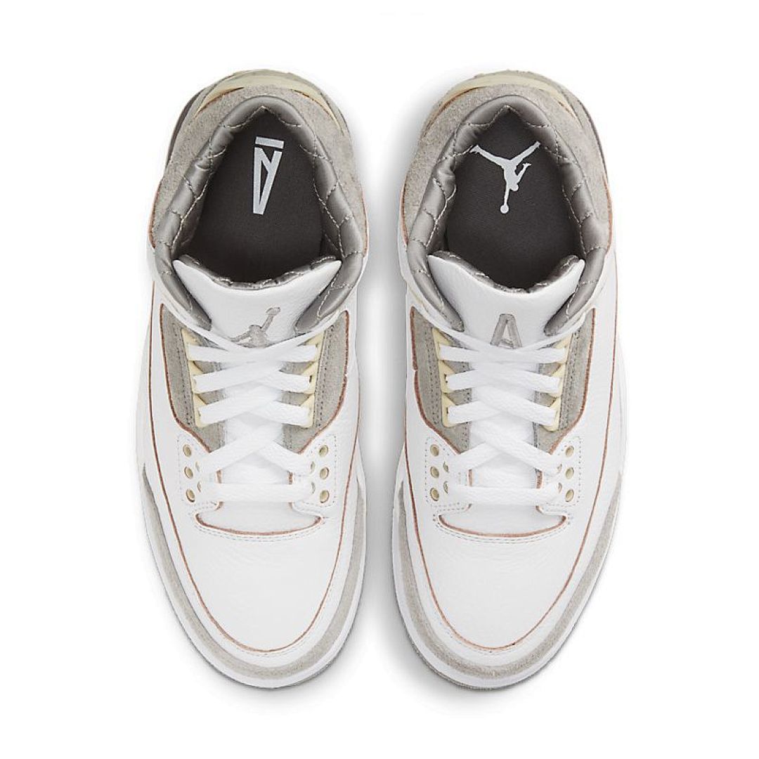 jordan air jordan 3 retro - Blanco Gris Vainilla