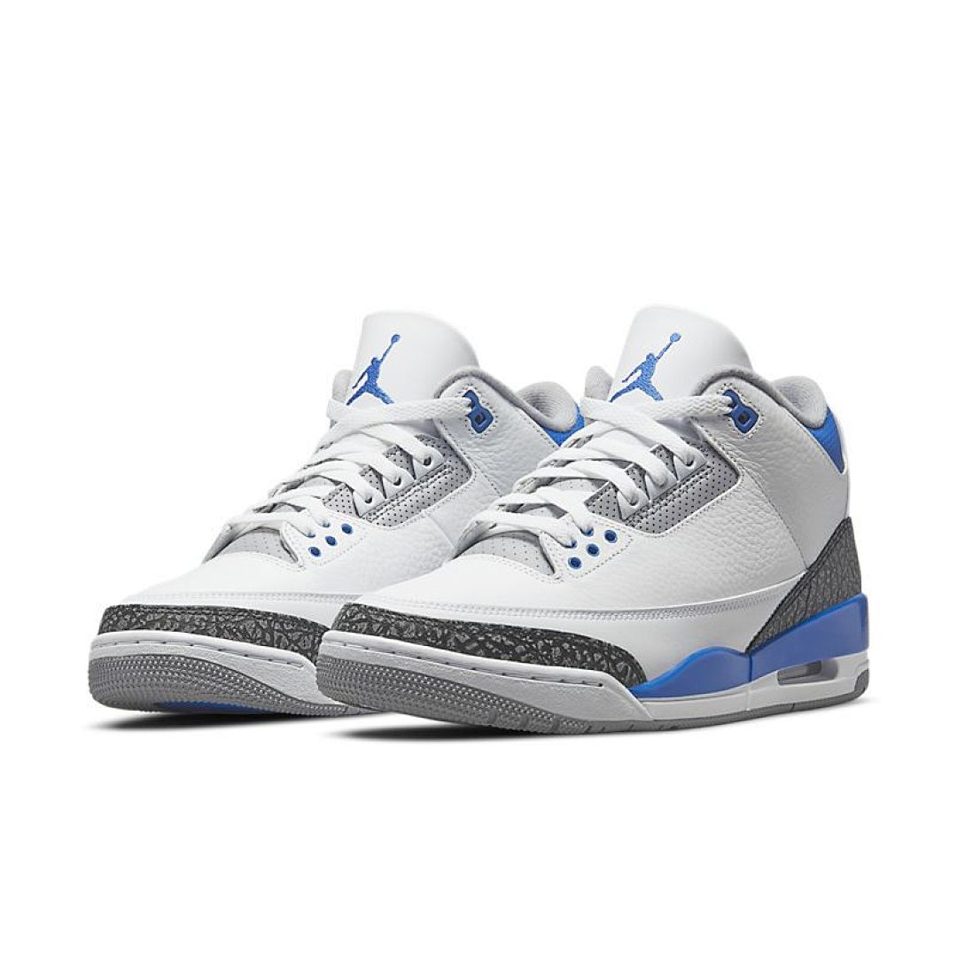 jordan air jordan 3 retro - Blanco Azul Gris
