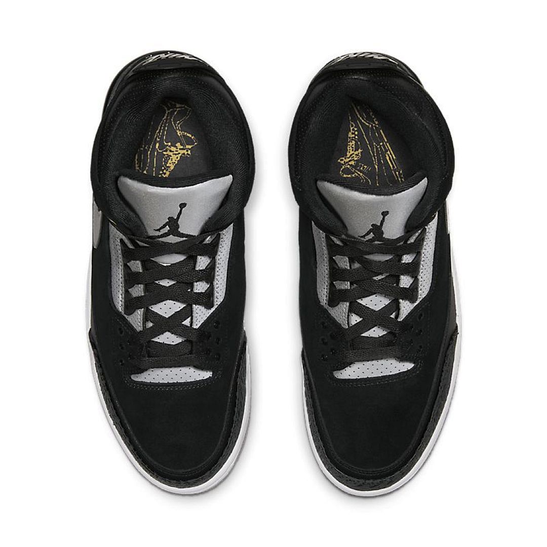 jordan air jordan 3 retro - Negro Gris Blanco