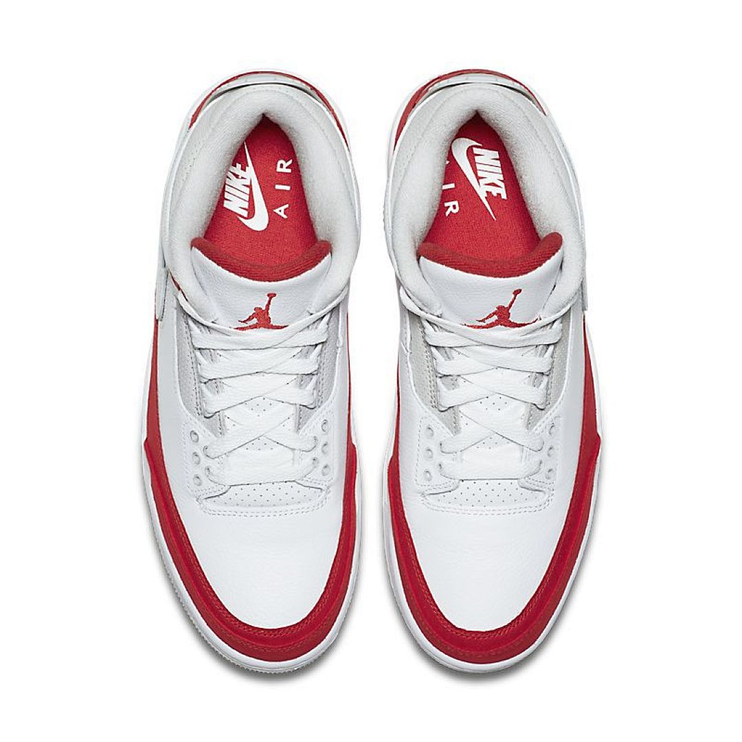 jordan air jordan 3 retro - Blanco Rojo