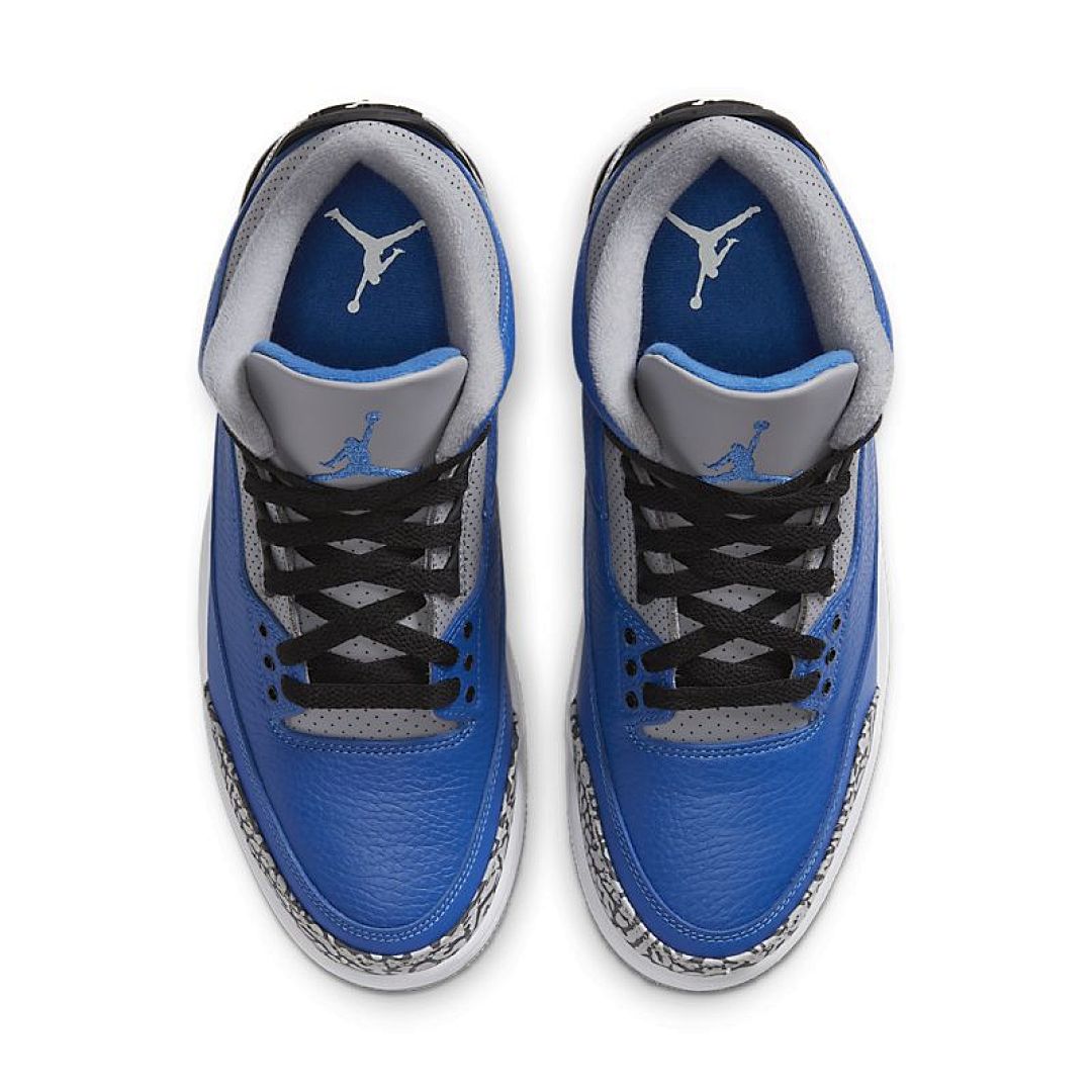 jordan air jordan 3 retro - Azul Blanco Gris