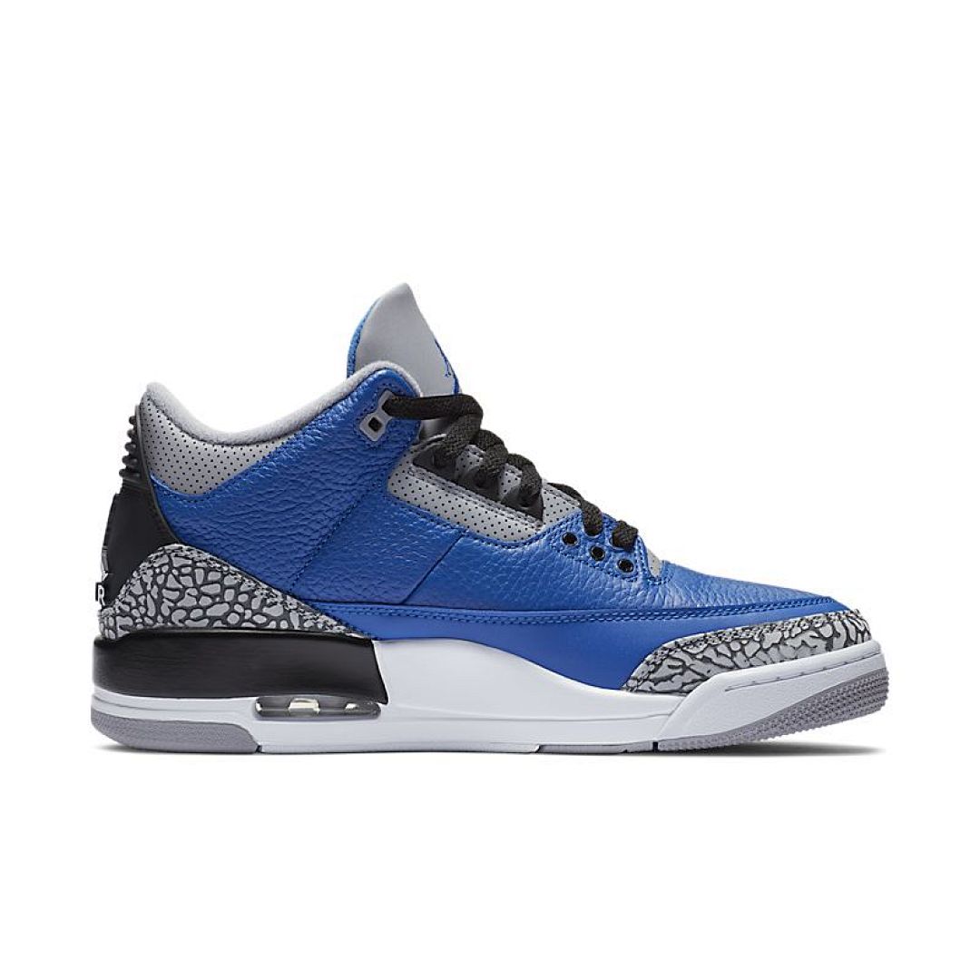 jordan air jordan 3 retro - Azul Blanco Gris