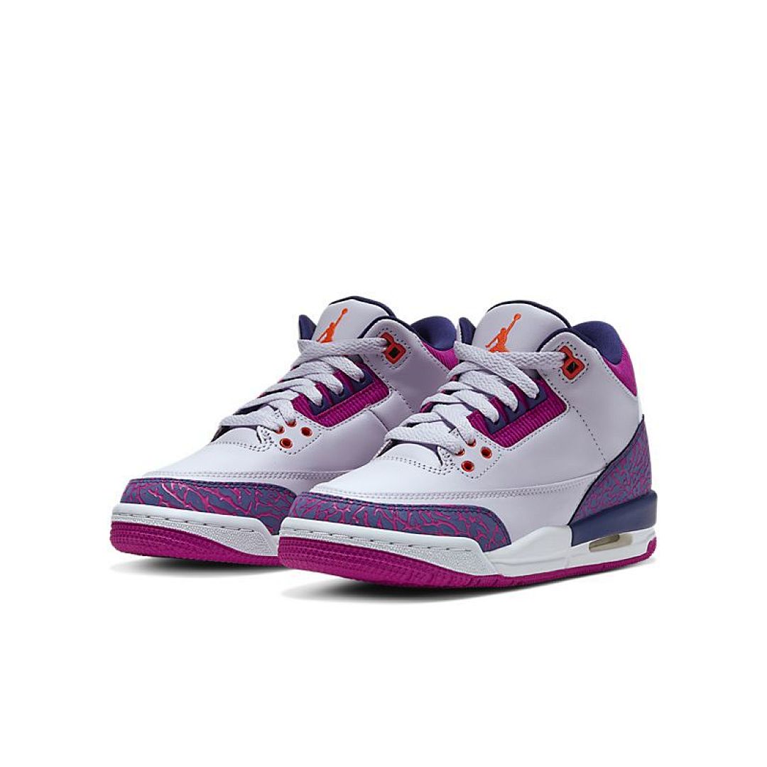 jordan air jordan 3 retro - Blanco Rosado Morado