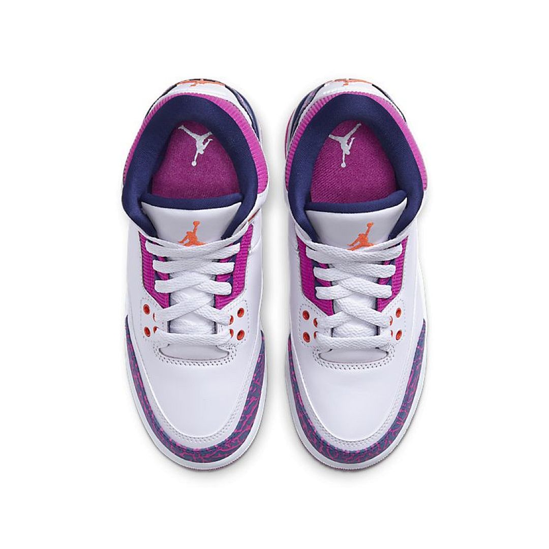 jordan air jordan 3 retro - Blanco Rosado Morado