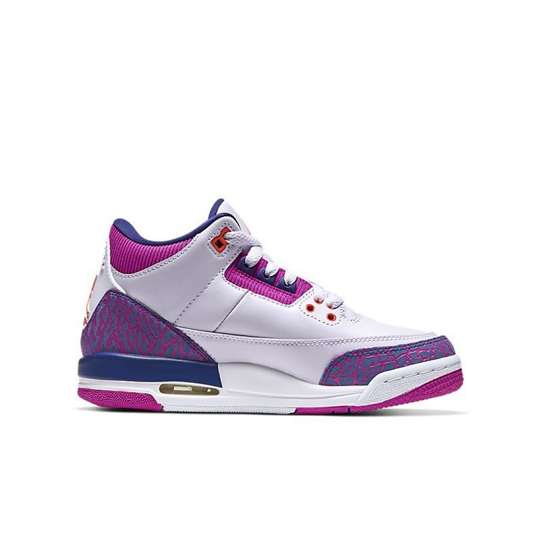 jordan air jordan 3 retro - Blanco Rosado Morado
