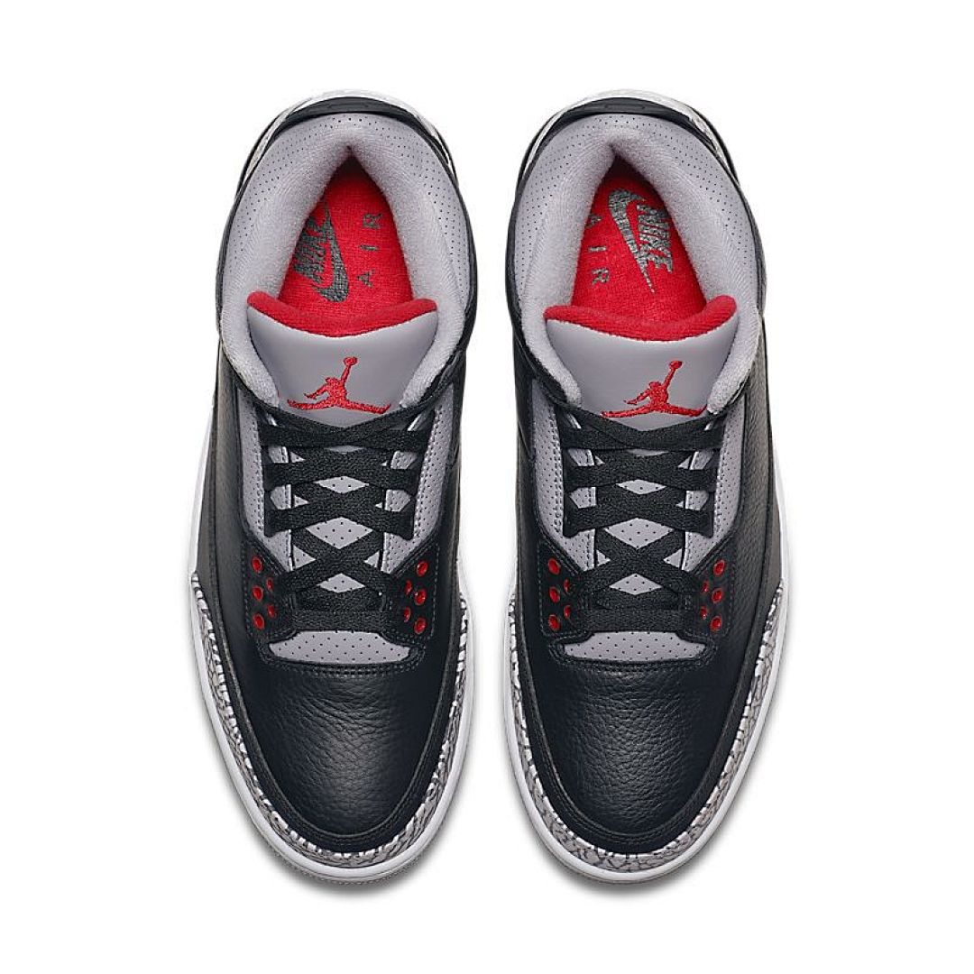jordan air jordan 3 retro - Negro Gris Rojo
