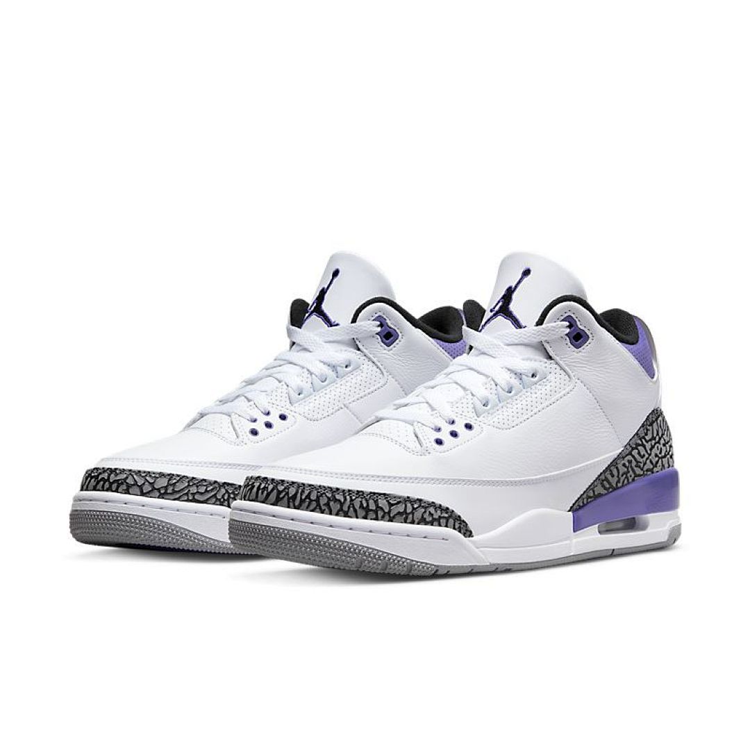 jordan air jordan 3 retro - Blanco Morado