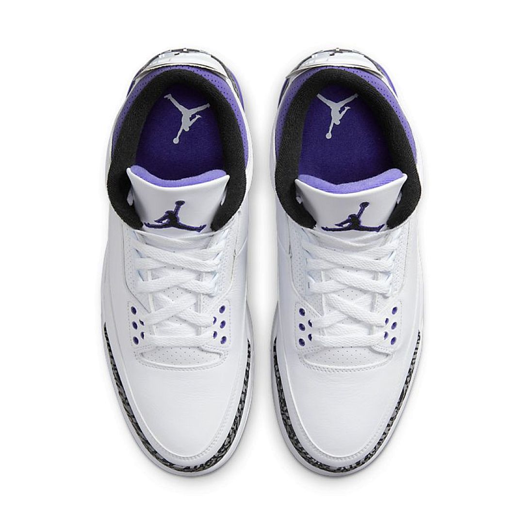 jordan air jordan 3 retro - Blanco Morado