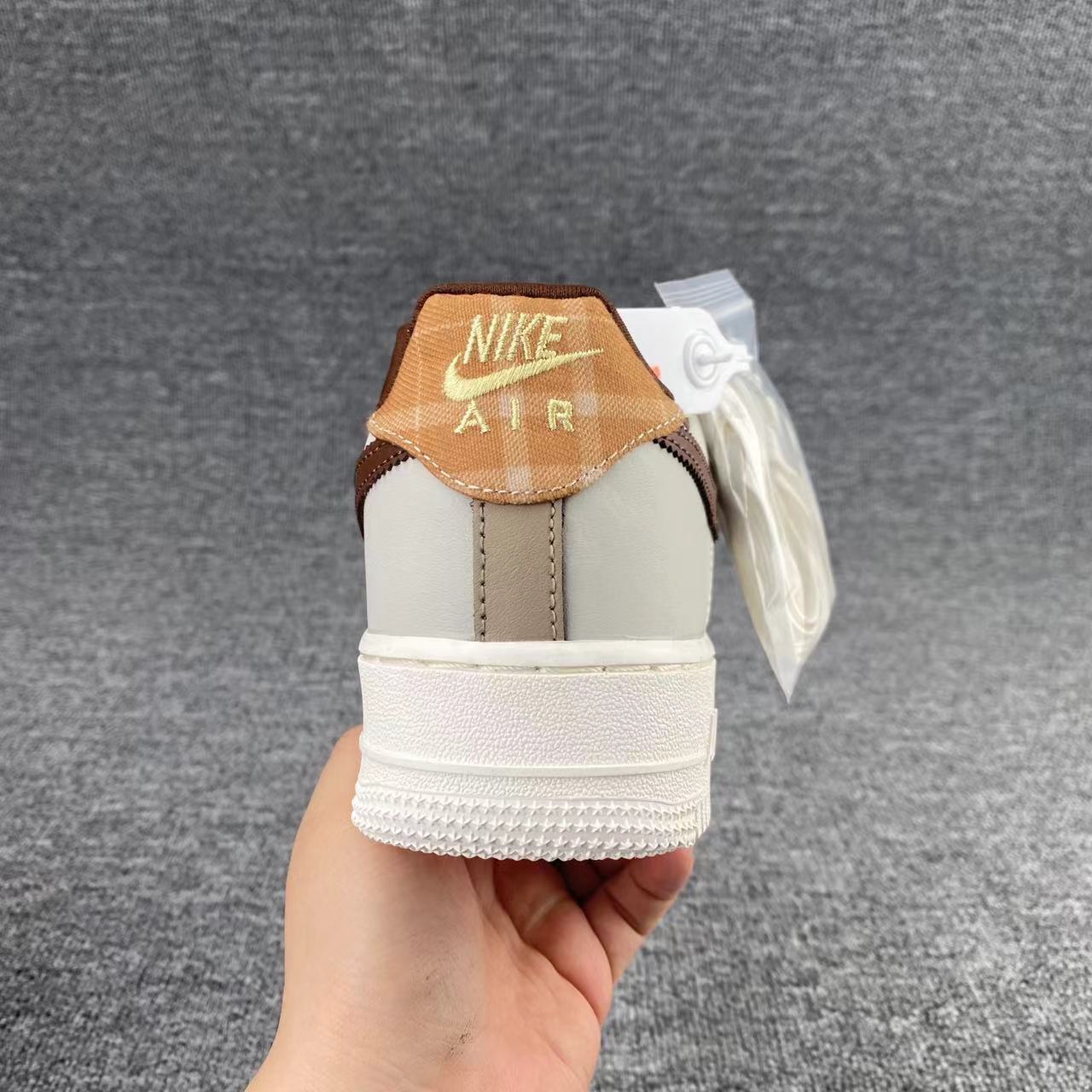 nike air force 1 - Gris Cafe