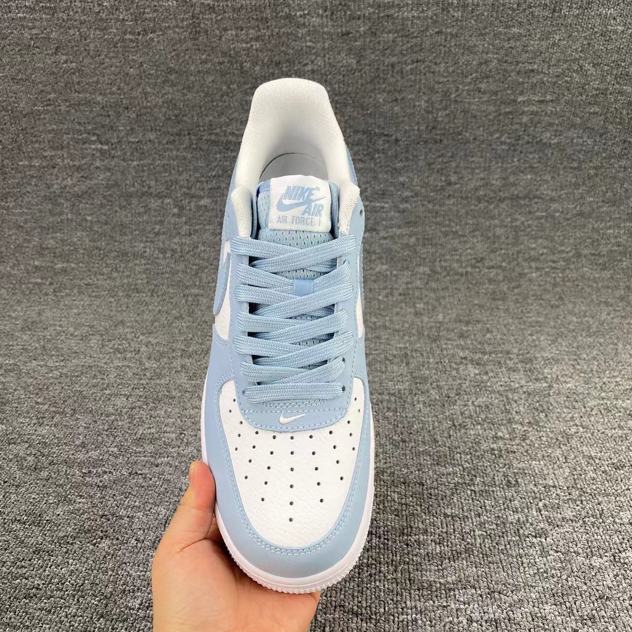 nike air force 1 - Celeste Blanco