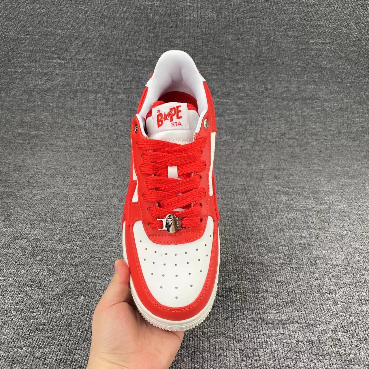 bape sta - Blanco Rojo